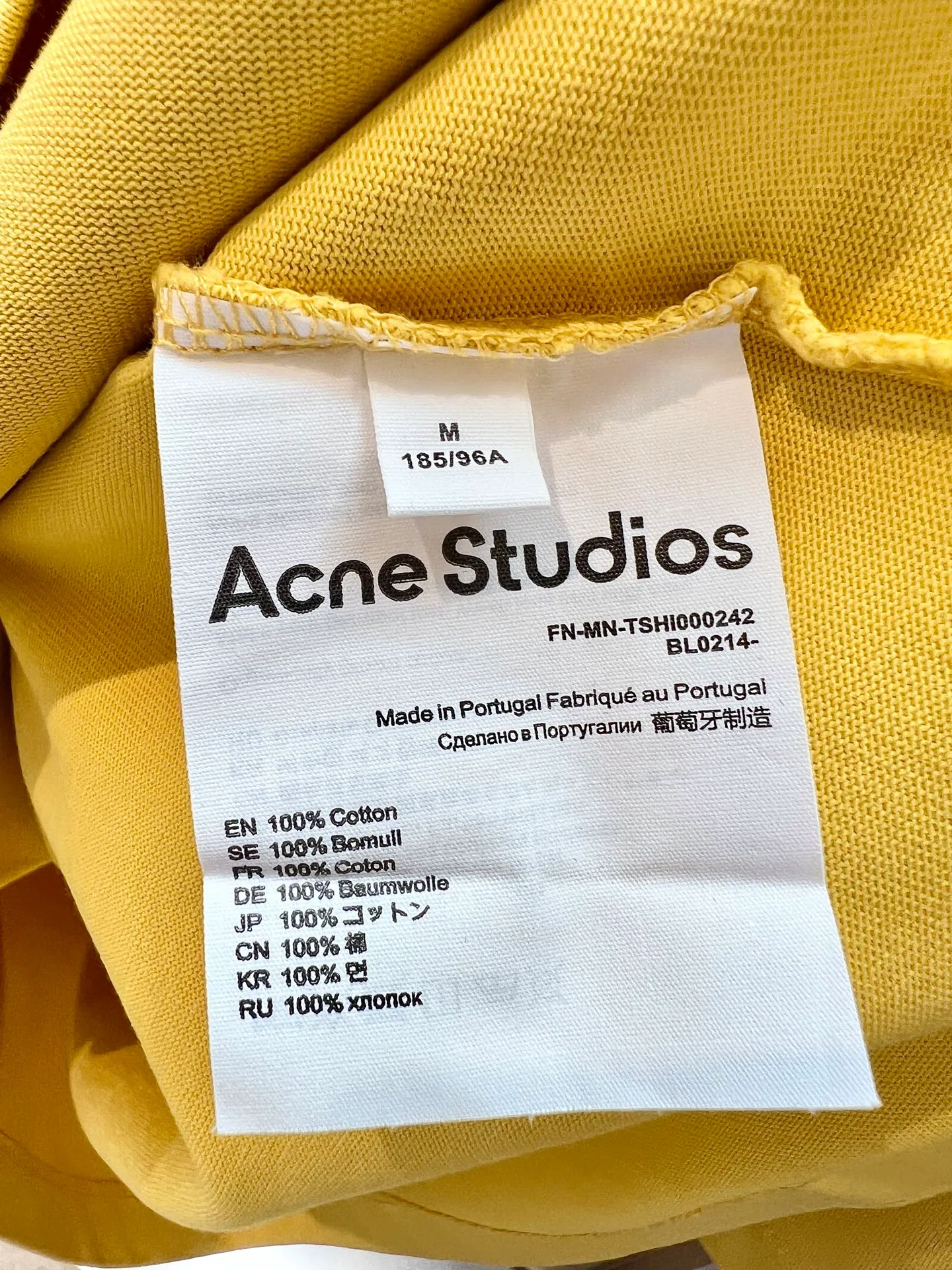 🌈Size：s/m/l/xl OS / / 3⃣️ Same Style 197536374260060091 ACNE 2025FW New Arrival T Versatile ⚠️ ： ！ ！